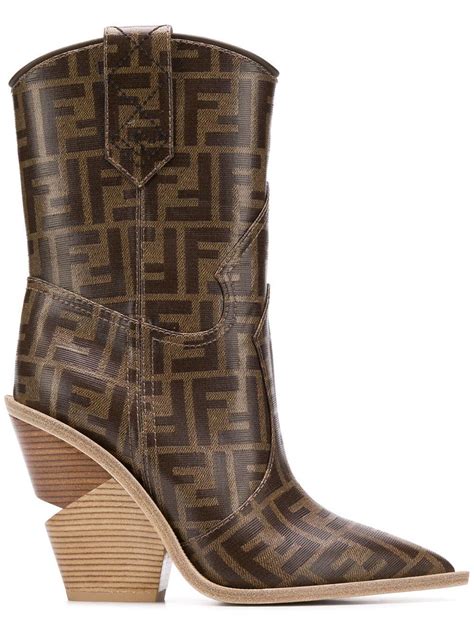 fendi biker boot|Fendi cowboy boots dupe.